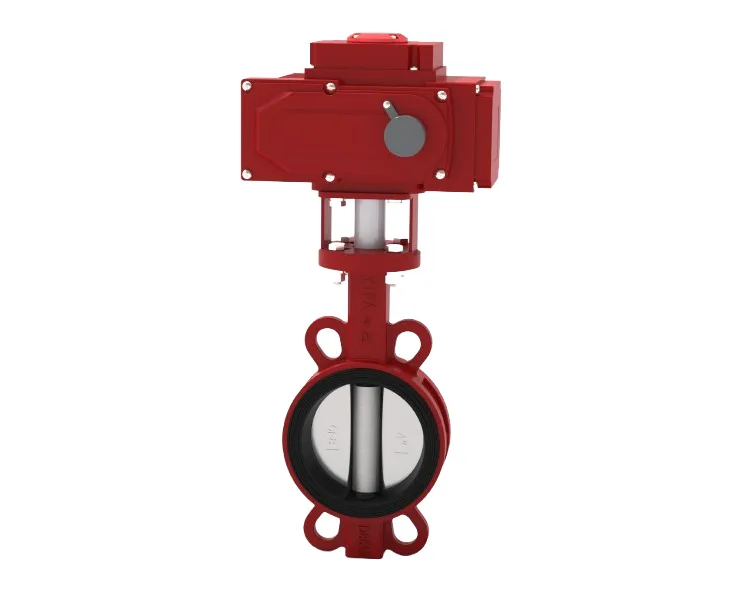 Soft Back Electric Wafer Butterfly Valve