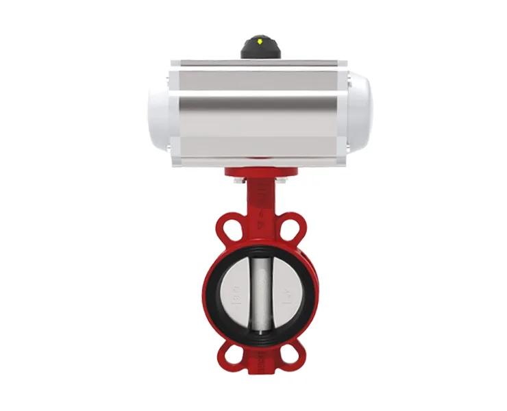 Soft Back Pneumatic Wafer Butterfly Valve